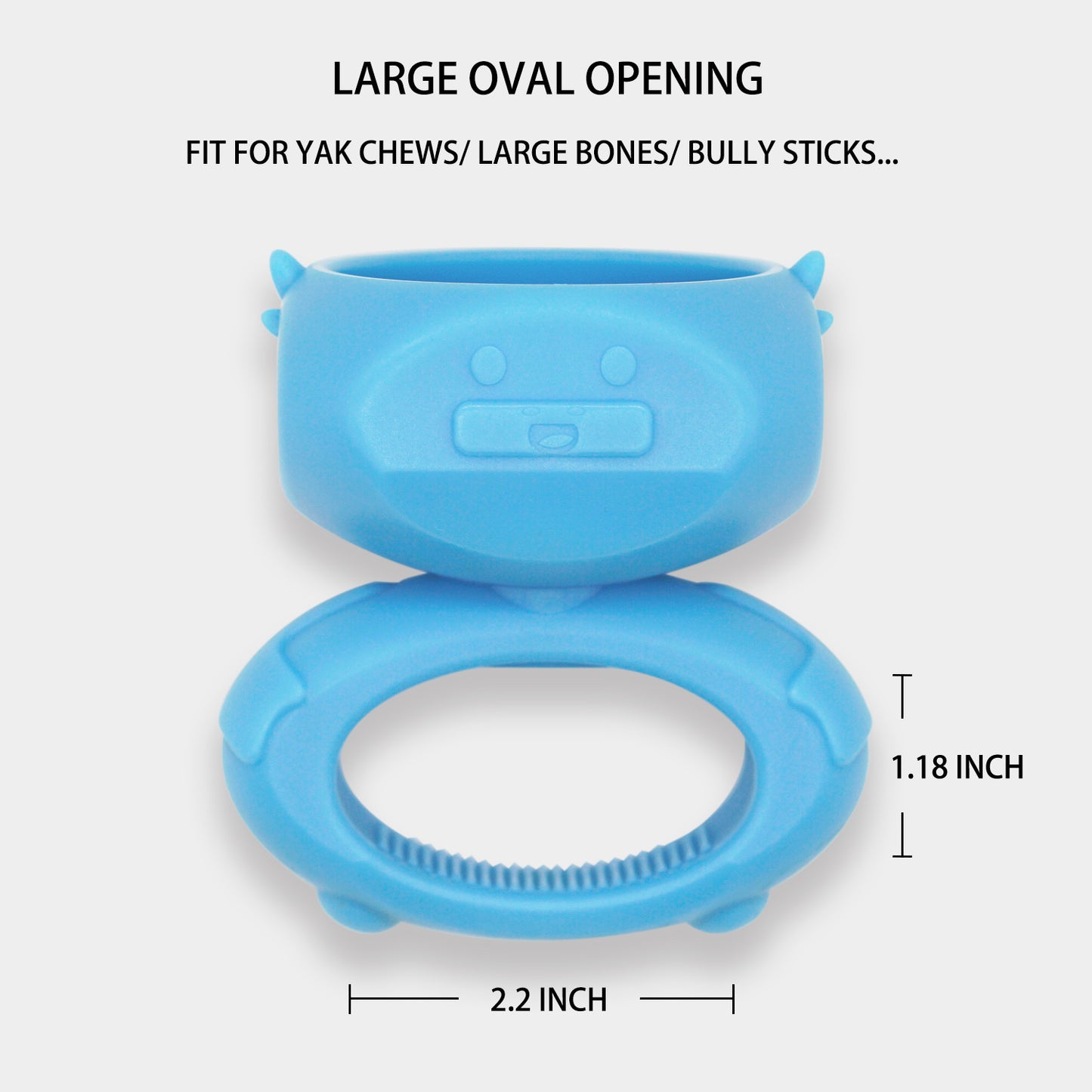 2024 New Yak Chew Holder for Dogs, Large Bone Holder, Prevent Choking Safety Device